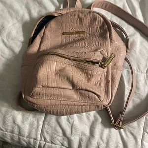 Steve Madden Nude Book Bag Purse (very discolored)